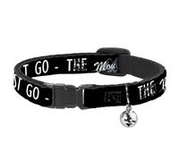 Cat Collar Breakaway with Bell THE MOUNTAINS ARE CALLING AND I MUST GO/Mountains