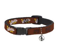 Cat Collar Breakaway with Bell Willy Wonka and the Chocolate Factory WONKA BAR L