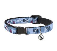 Cat Collar Breakaway with Bell Winnie the Pooh Eeyore Text and Expression Close-