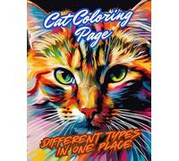 Cat Coloring Page: Different Breeds in One Place