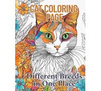 Cat Coloring Page: Different Breeds in One Place