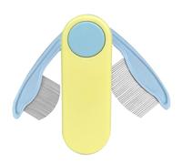 Cat Comb - Gentle Foldable Pet Detangling Brush - Dog Tick Control Comb,for Small Medium Large Kitten Home Indoor Outdoor Garden Yard Walking Park Reducing Hair Buildup Around The House And Keeping Yo