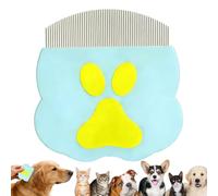 Cat Comb Stainless Steel Multifunctional Grooming Brush Hair Removal Tool, Pet Comb for Long Hairs Short Hair Cats Puppies Kittens Bath Time Home Vet Pet Spa Daily Use