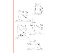 Cat Composition Book: Yoga Cat | sketch/unruled/plain/blank | cover art | cat lover | fine art book: 5"x8" - 13x20 cm - 100 pages - artwork by anita rossi