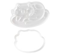 Cat Cookie Cutter, Non-Stick Cookie Molds, Valentines Day Cookie Cutter, Baking Cake Decoration Tool, Reusable Cookie Molds, Cat-Shaped Cookie Cutter, Cookie Molds for Baking, for Home, Ristoranti