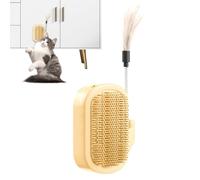 Cat Corner Graffer, Pennello Per Gatto Per Lo Spargimento, | Self -groomer Con Catnip | Grooming Massage Comb Bush Brush Furniture Protector Per Cani Di Coniglio Divano Tavolo Da Casa Interno, Pettine