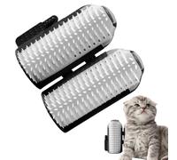 Cat Corner Graffer per muro, pennello da parete gatto | Pennello per massaggio per toelettatura per angolo gatto,Strumento di toelettatura per pettine di massaggio più morbido per capelli lunghi e cor