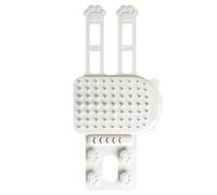 Cat Corner Groomer Brush, Wall Mounted Cat Scratcher Massage Tool, Pet Face Itch Grooming Comb for Table Legs, Climbing Frames, Furniture Legs, Self-Grooming Device for Cats
