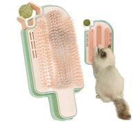 Cat Corner Groomer, Massage Brush Catnip, Ball Scratcher Comb, Grooming Tool For CatsCat Hair Scratcher With Catnip Ball, Scratcher Comb, Grooming Tool For Long And Short Hair Pets