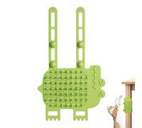 Cat Corner Groomer | Silicone Pet Brush | Adjustable Kitten Massage Comb | Pet Face Scratcher for Itching Relief, Loose Hair Removal, Wall-Mounted Cat Groomer for Itching and Shedding Control