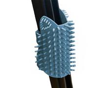 Cat Corner Scratcher, Wall Mounted Grooming Comb, Massaggio Viso Brush, 33 x 12,8 x 1,4 cm, Includes Catnip Insert, Vertical Space Saver Design, for Furniture Protection Apartment