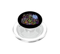 Cat Coven Streghe Fantasmi Zombi Non morti Spettrale Orrore Spaventoso PopSockets PopGrip per MagSafe