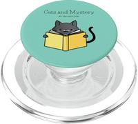 Cat Cozy Mystery. Gatti e mistero Le mie due dipendenze PopSockets PopGrip per MagSafe