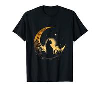 Cat Crescent Black Moon Sailor Maglietta