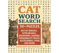 Cat Cross Word Search: Fun Word Search Puzzle Book for Feline Friendly Enthusiasts! | Words Include: Breeds, Appearances, Behaviors, Sounds, ... Much More! | Fun for All Ages! Large Print!