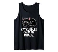 Cat Cuddles Calm My Chaos Anxiety Canotta