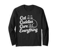 Cat Cuddles Cure Everything Maglia a Manica