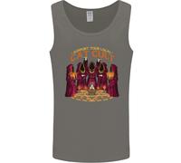 Cat Cult Evil Feline Devil Worship Satanic Uomo Vest Tank Top