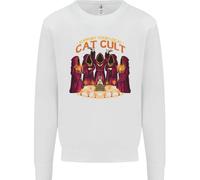 Cat Cult Evil Feline Devil Worship Satanico Felpa Per Bambini