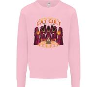 Cat Cult Evil Feline Devil Worship Satanico Felpa Per Bambini