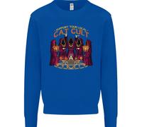 Cat Cult Evil Feline Devil Worship Satanico Felpa Per Bambini