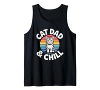 Cat Dad And Chill Canotta