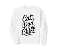 Cat Dad And Chill Felpa