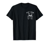 Cat Dad | Cat Daddy | Cat Padre | Cat Papa Maglietta