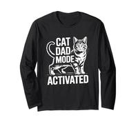 Cat Dad Mode Activated Maglia a Manica