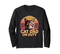 Cat Dad On Duty Maglia a Manica