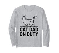 Cat Dad On Duty Maglia a Manica