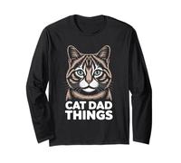 Cat Dad Things Maglia a Manica