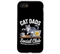 Cat Dads Social Club Divertente Gatto Papà Custodia per iPhone SE (2020) / 7 / 8