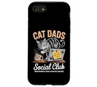 Cat Dads Social Club Divertente Sarcastico Gatto Papà Custodia per iPhone SE (2020) / 7 / 8