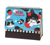 Cat Desk Calendar 2026 - Spiral Kitten Planner | 12-Month Spiral-Bound Kitten Calendar For Home, School, Room, Oro Study, Perfect For Planning, Scheduling, Organization, And Cute Desk Decoration