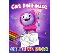 Cat Dollhouse coloring book: A Cat-tastic gift For Kids, Beautiful Design for Boys Girls Ages 4-8 6-12 8-12