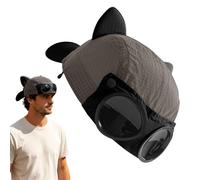 Cat Ear Baseball Cap Breathable Peaked Sun Hat Adjustable Strap Lightweight Fashion Headwear for Kids Women Men Outdoor Use Gardening Fishing Golf Hiking Camping Beach Travel Sports Concert Park Daily