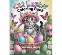 Cat Easter Coloring Pages for Kids