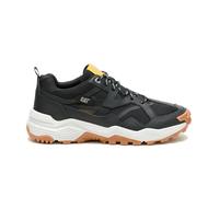 Cat erGrapple Leather Brown (P726651) - Sneaker da uomo in pelle marrone con inserto in rete, scarpe stringate, suola piatta, ammortizzazione, comode, traspiranti, Nero , 43 EU
