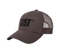 Cat erpillar - Cappelli da uomo con logo rialzato, con ricamo frontale e retro in rete a contrasto con chiusura a scatto in plastica, Magnete., Taglia unica