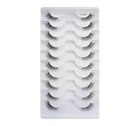 Cat Eye Ciglia 3/10 Paia 3D Ciglia di Visone Riutilizzabili Ciglia Finte Strumenti Morbido Wispy Ciglia Finte