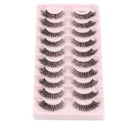 Cat Eye Ciglia 3/10 Paia 3D Ciglia di Visone Riutilizzabili Ciglia Finte Strumenti Morbido Wispy Ciglia Finte