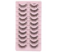 Cat Eye Ciglia 3/10 Paia 3D Ciglia di Visone Riutilizzabili Ciglia Finte Strumenti Morbido Wispy Ciglia Finte