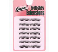 Cat Eye, extension per ciglia, miste, 10-13 mm, curvatura a D, pre-mappate, a ciuffetto, per sinistra e destra, fascia sottile, 8 paia