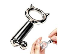 Cât Eýe Magnet Tool - Dual-Head Ring | 3D Cât Eýe Effect, Anti-Shake Handle | DIY Magnetic Ñail Ärt Tool, Hollow Design, , Matte Grip, Salon-Quality Results, Perfect for Beginners & Professiona