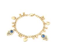 Cat Eye Stone Braccialetti turchi del malocchio turco per donne uomini bambini cavigliera fatti a mano perline stringa catena da spiaggia alla caviglia regolabile