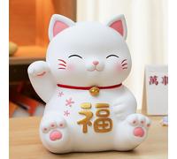 Cat Figurine Piggy Bank Saving Pot Jar Statua animale per regali di Pasqua