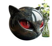 Cat Figurines, Black Cat Figurine | Desktop Animal Statue,Resin Sculpture Ornament For Dressing Table Desk Bookshelf Nightstand Window Sill Bedside Display Cabinet Interior Designers