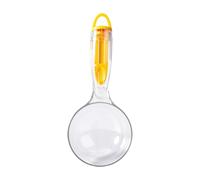 Cat Food Scoop - 8.27 Inches Multifunctional Cat Spoon | Food Measuring Scoop - PC ABS 200ml Capacity Clip Design 62g for Feeding Cleaning and Sealing Cats Foods Bags Conveniently