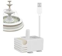 Cat Fountain Pump, Mini Water Circulation Motor for Pet Hydration, Silent Low-Energy System for Aquatic Decor, Aquarium Features, Tabletop Fountains, Small Garden Ponds, Indoor Water Bowls